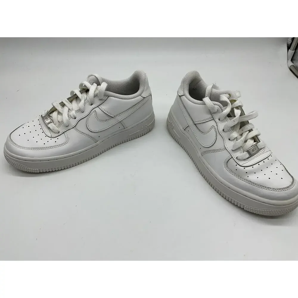 Nike Shoes Unisex‎ Kids 5.5Y White Air Force 1 Low Leather Athletic Sneakers